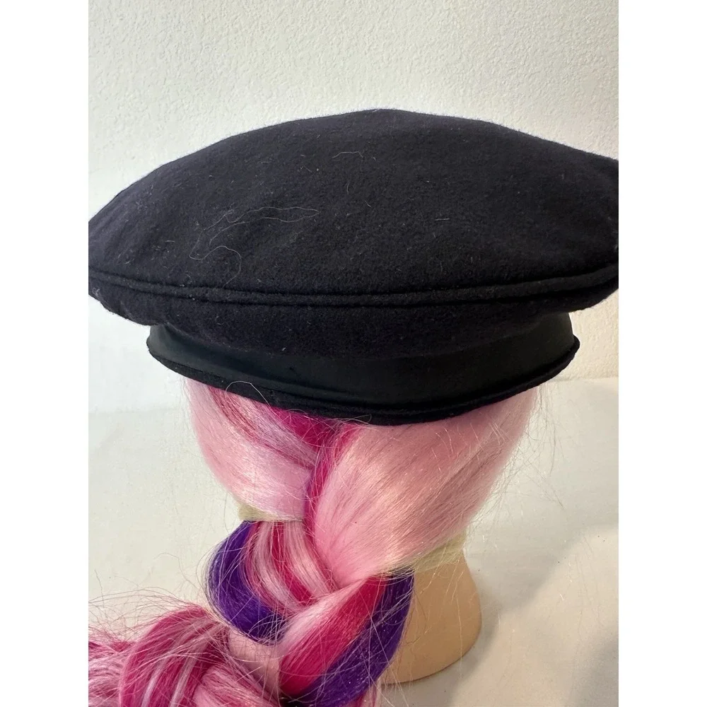 WW2 US Navy Donald Duck Style Blue Wool Hat Seaman's Flat Cap